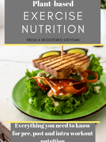 Plant-based exercise nutrition heading
