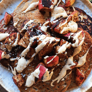 Easy vegan gluten-free pancakes