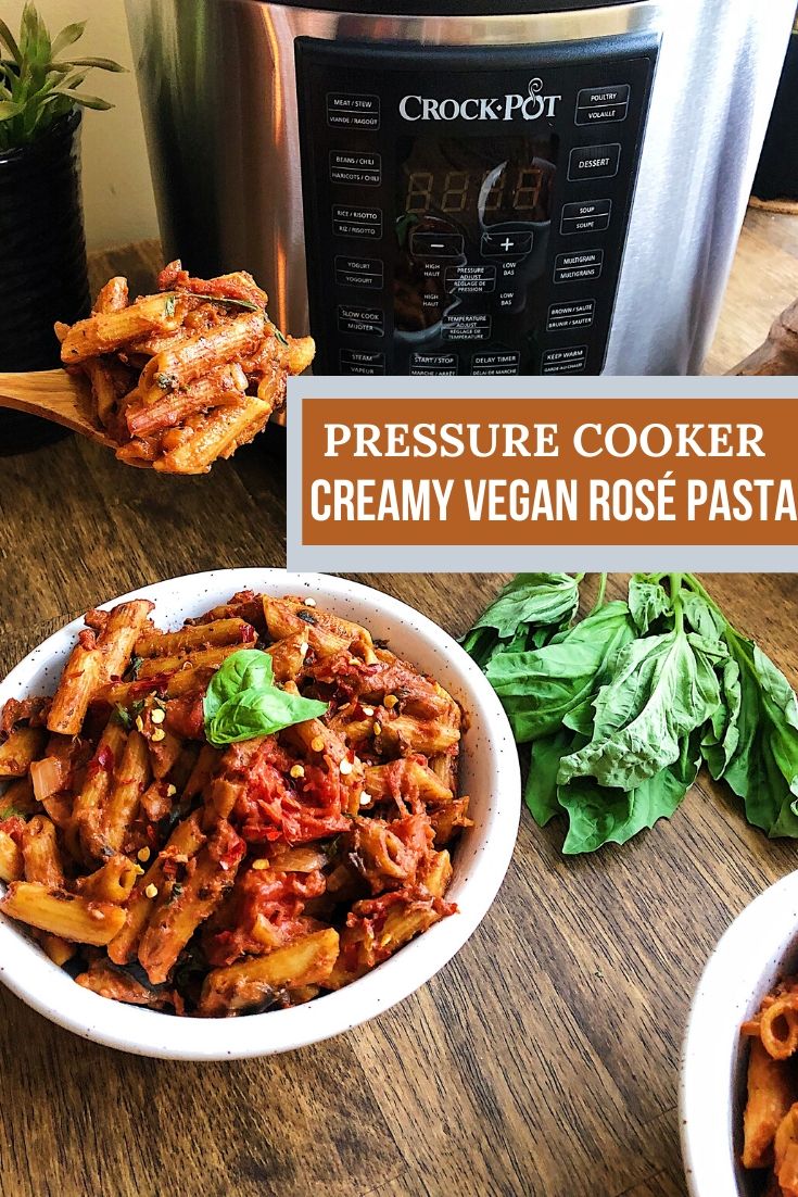 Creamy vegan rose pasta recipe