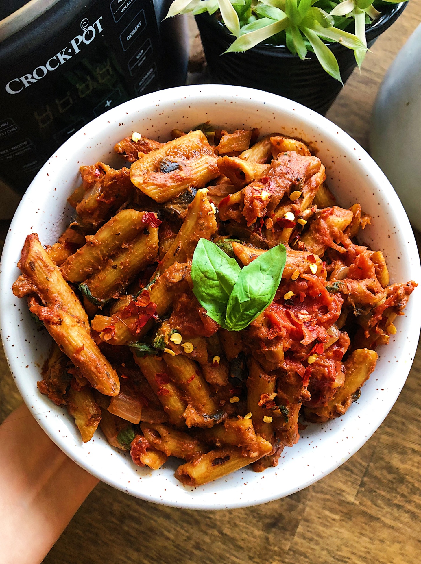 Creamy vegan rose pasta recipe