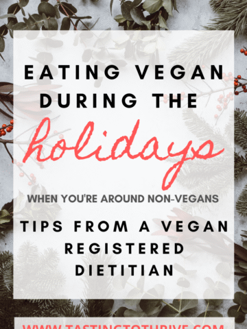 Eating vegan during the holidays