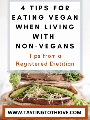 4 tips for eating vegan living with non-vegans