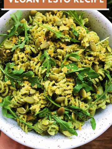 Easy vegan pesto recipe