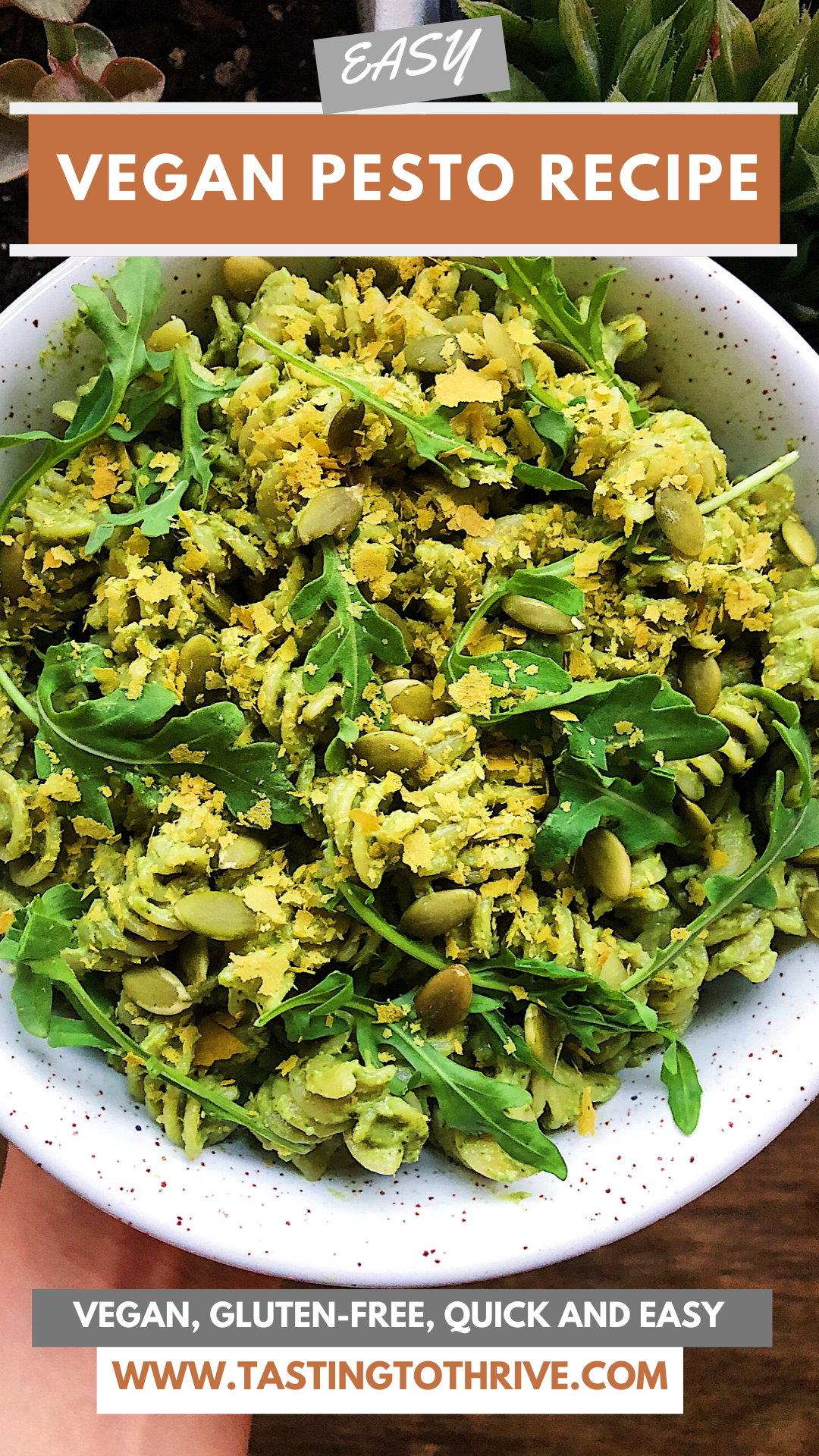Easy vegan pesto recipe