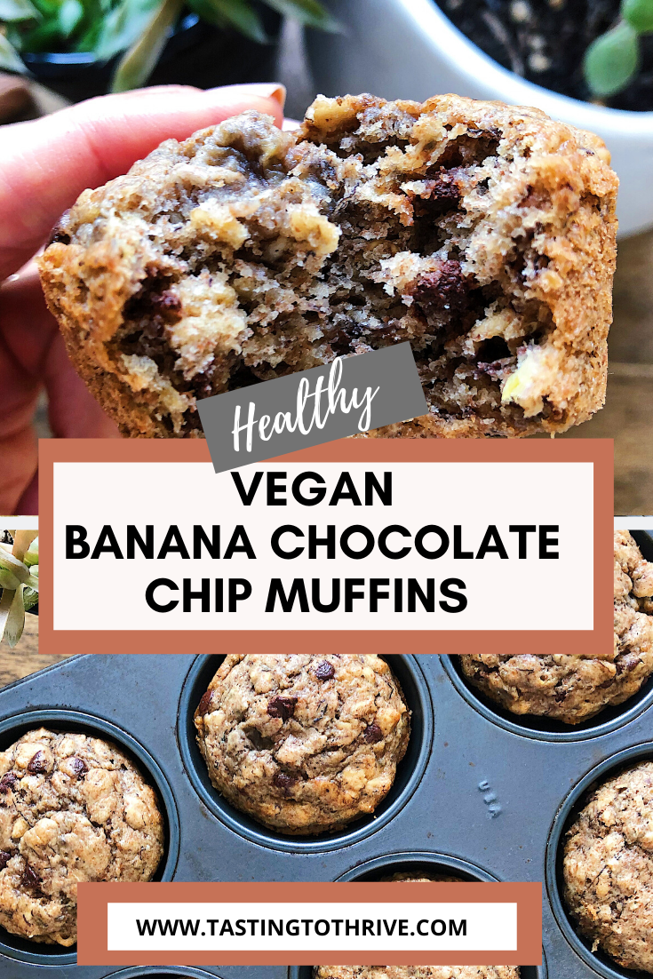 Healthy Vegan Banana Muffins