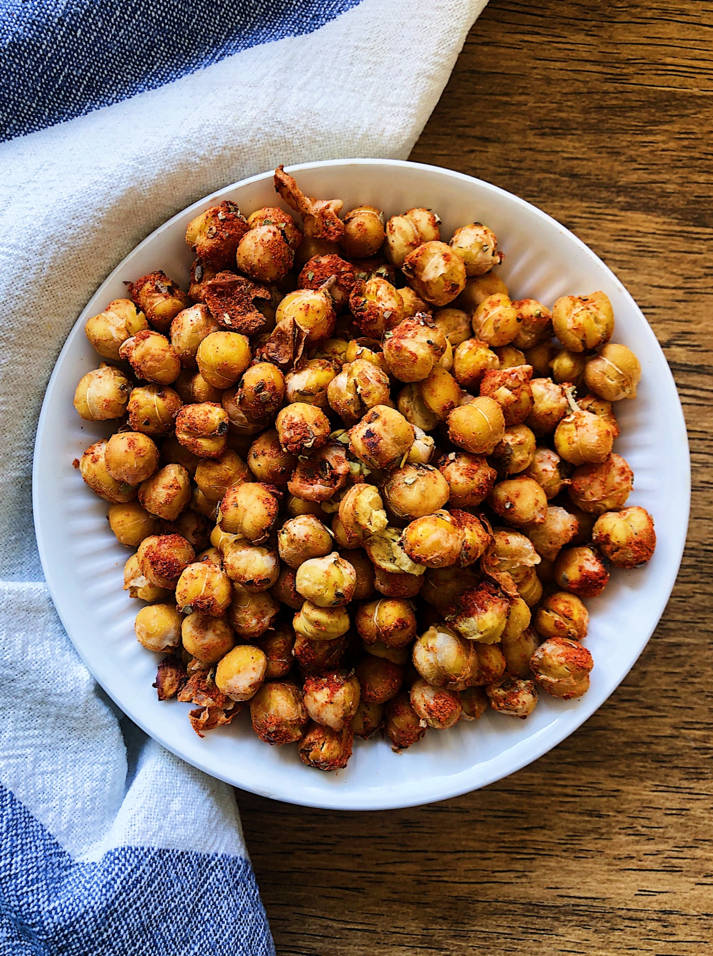 Crispy roasted chickpeas