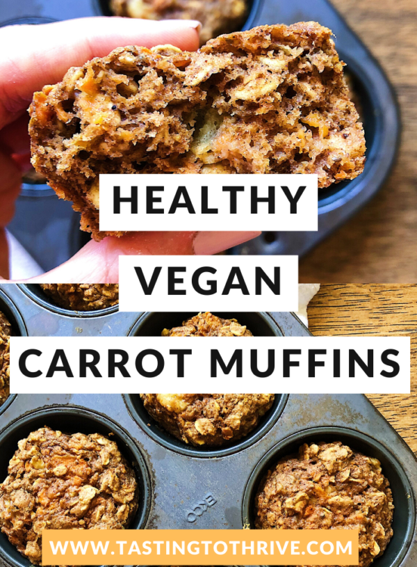 healthy vegan carrot muffin recipe