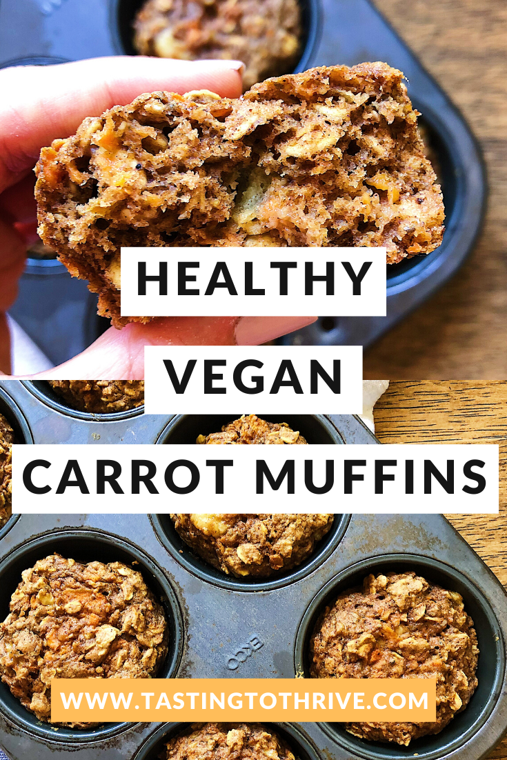 healthy vegan carrot muffin recipe