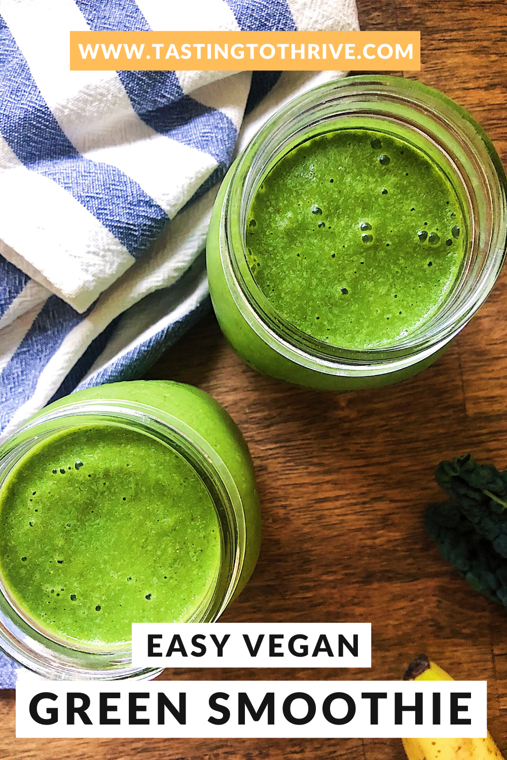 Easy vegan green smoothie recipe