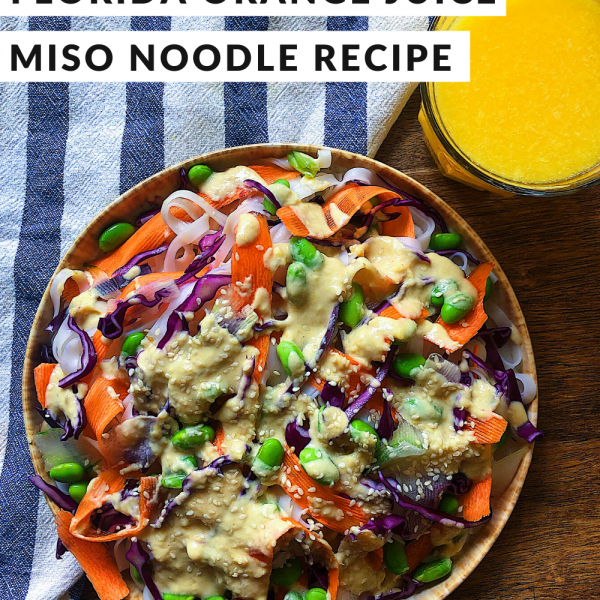 Florida Orange Juice Miso Noodles Recipe