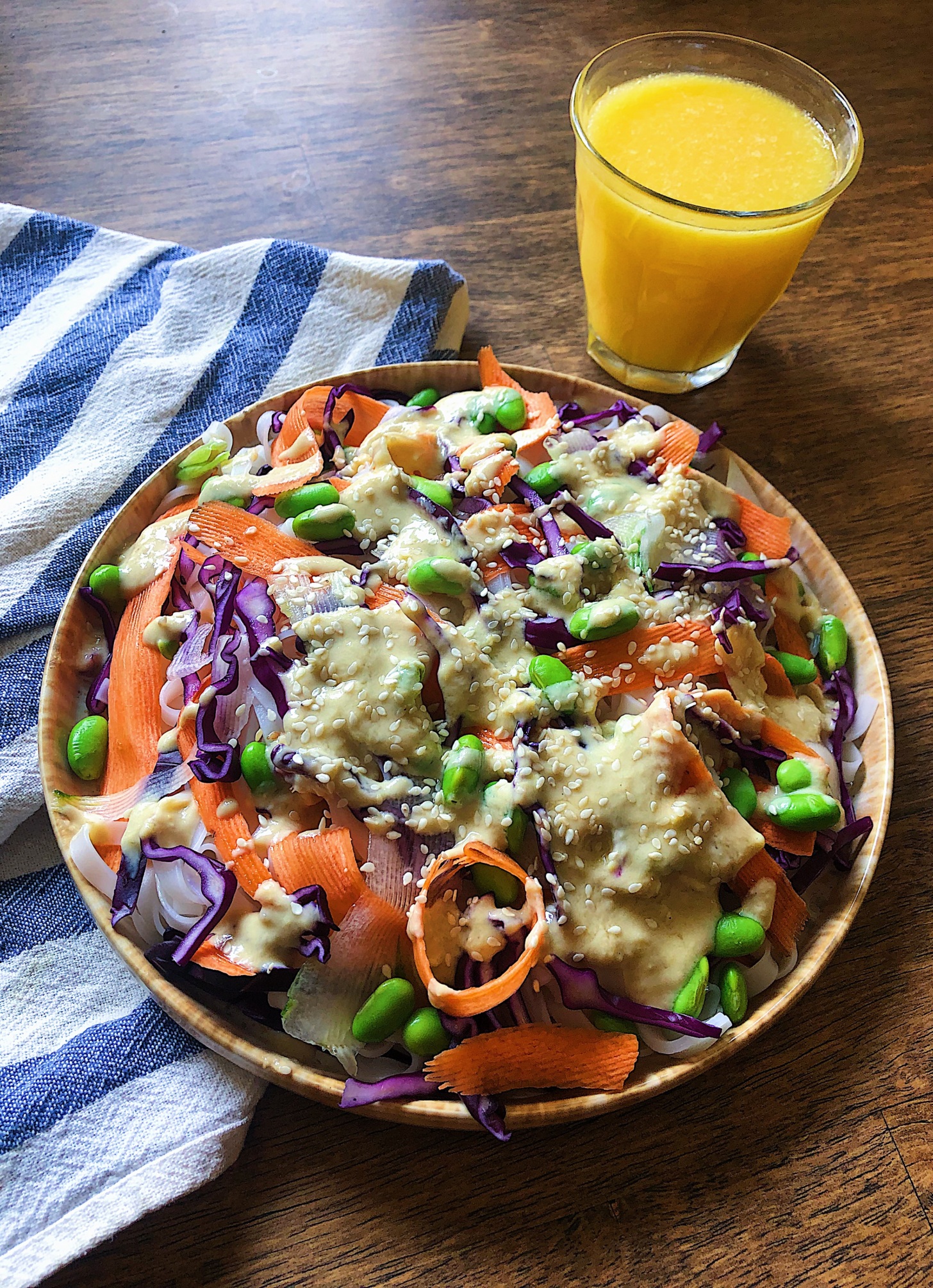 Miso Florida Orange Juice Noodles Recipe