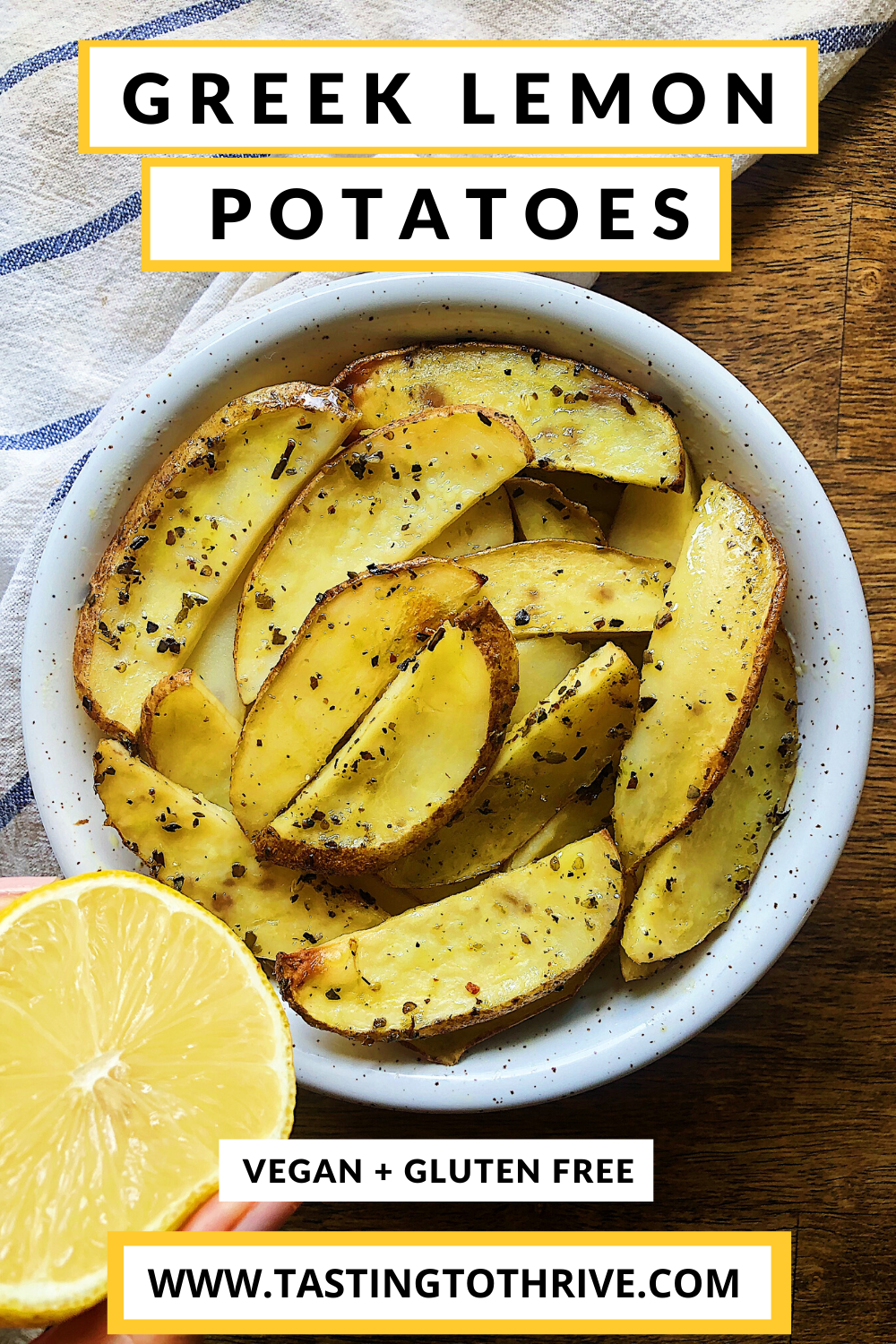 Greek Lemon Potatoes