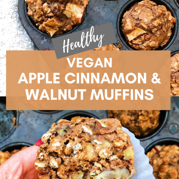 APPLE CINNAMON AND WALNUT Vegan MUFFIN Recipe