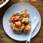 Vegan Apple Cinnamon Baked Oatmeal