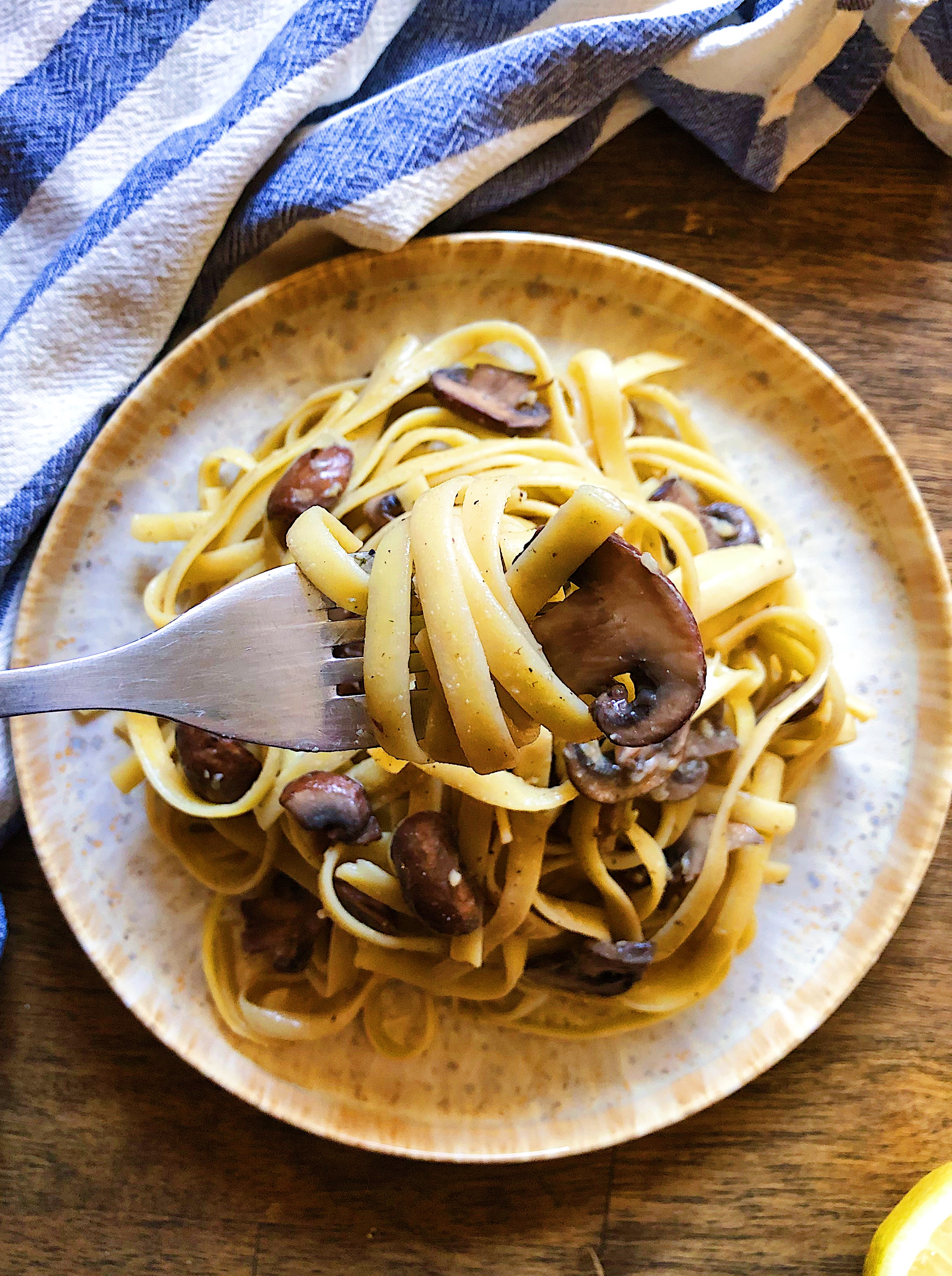 Vegan Mushroom Pasta