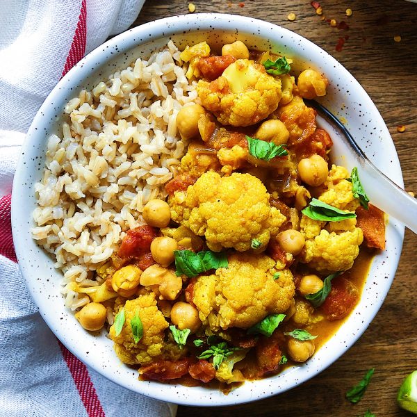 Healthy Vegan Cauliflower Curry