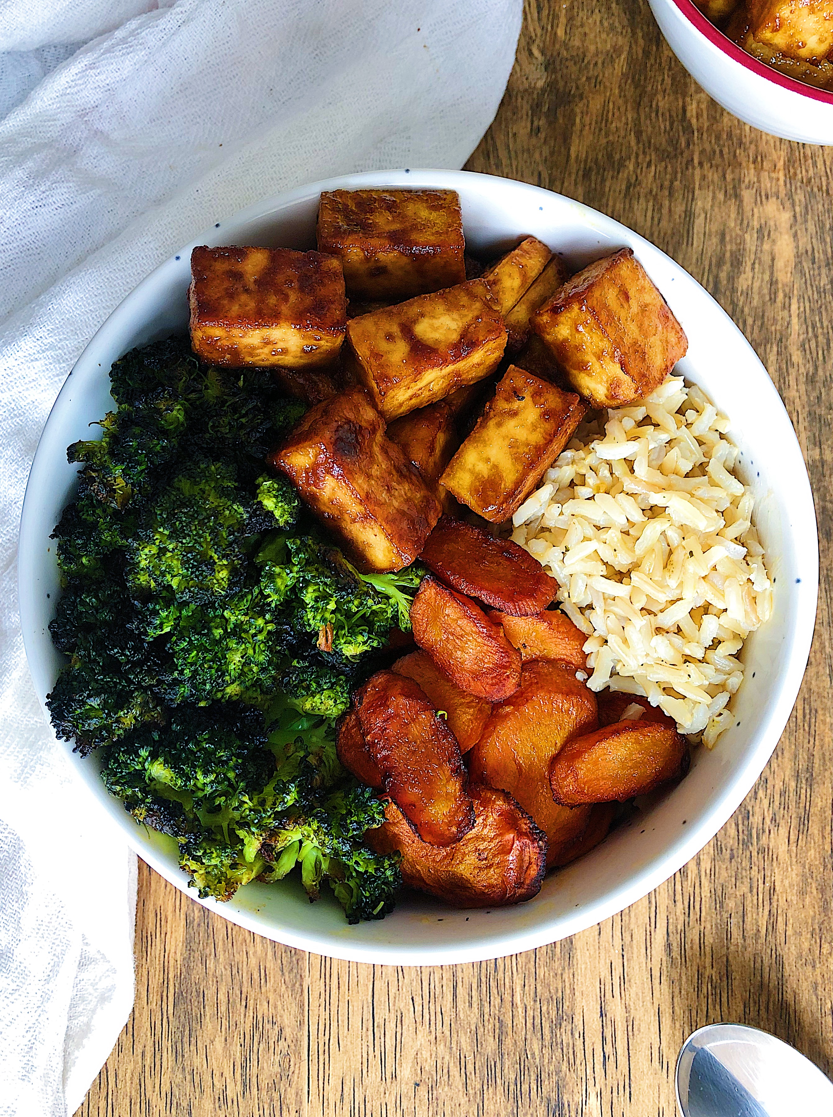Vegan Sesame Tofu Sheet Pan Meal