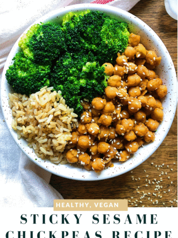 Sticky Sesame Chickpea Recipe