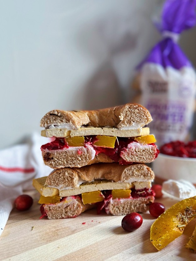 VEGAN Rosemary Butternut Squash & Tofu Sandwich