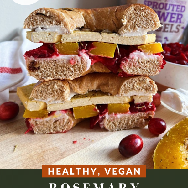 VEGAN Rosemary Butternut Squash & Tofu Sandwich