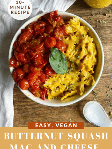 vegan butternut squash mac and cheese recipe