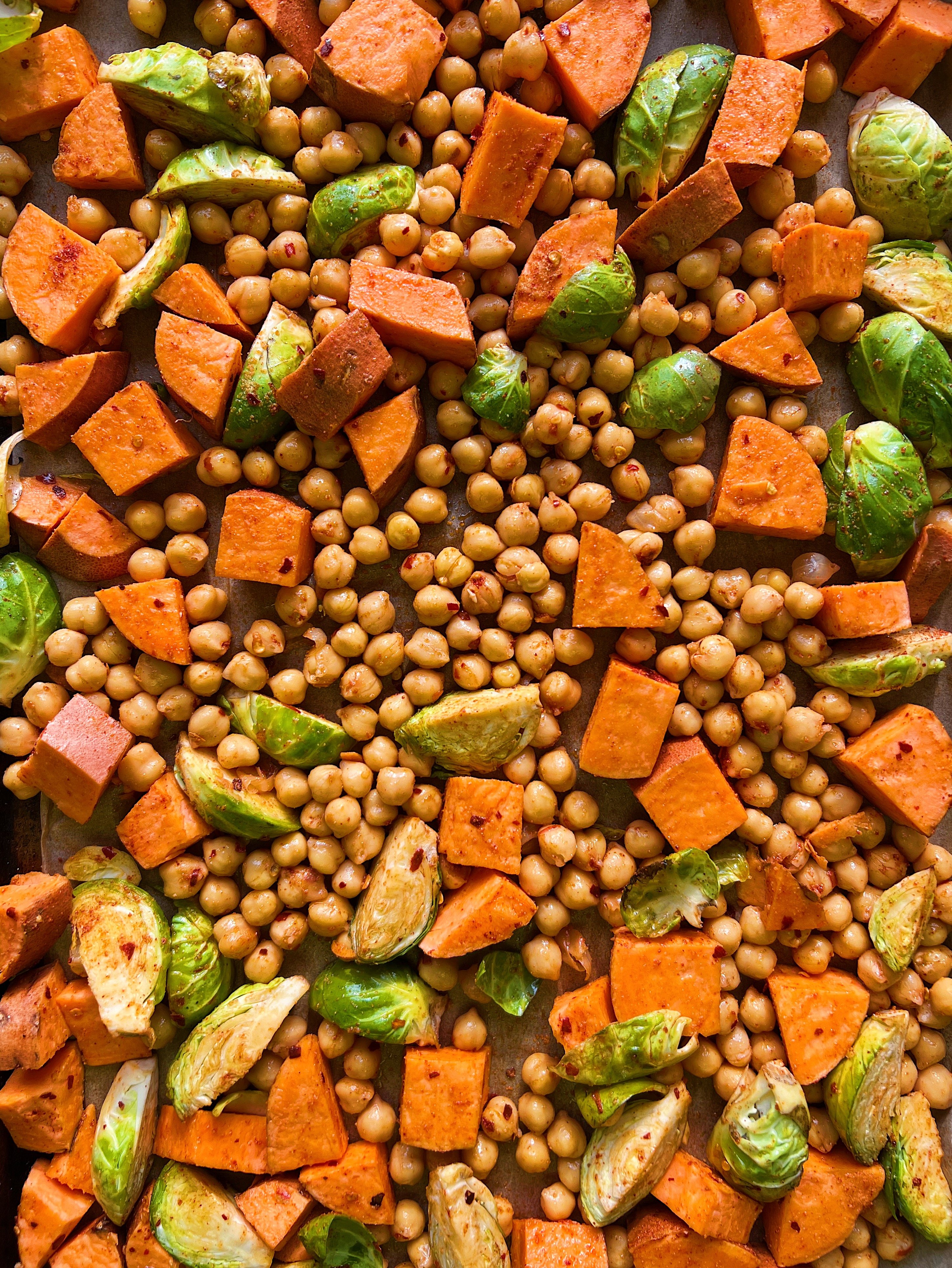 WARM WINTER VEGAN SALAD WITH MAPLE DIJON DRESSING