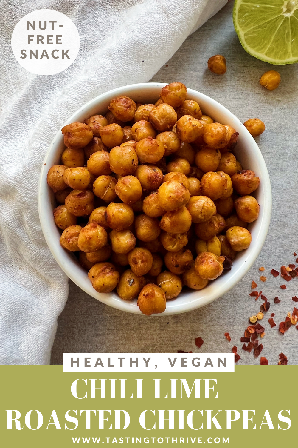 CHILI LIME ROASTED CHICKPEA RECIPE