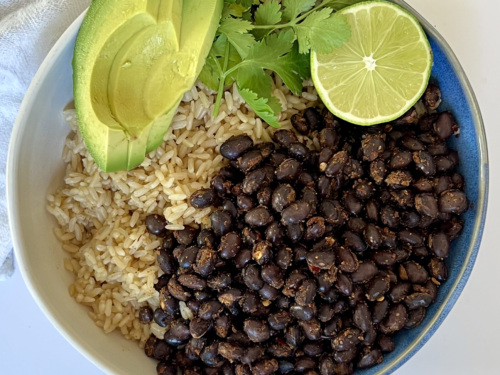 how to dress up black beans Cuban Style Black Beans