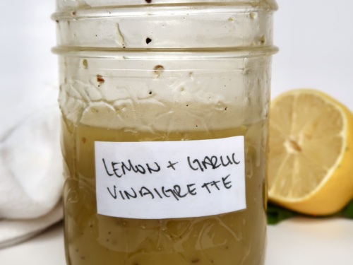 Quick 5-Minute Lemon Garlic Vinaigrette Quick 5-Minute Lemon Garlic Vinaigrette