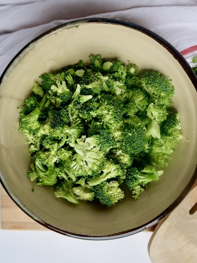 Bowl of broccoli florets