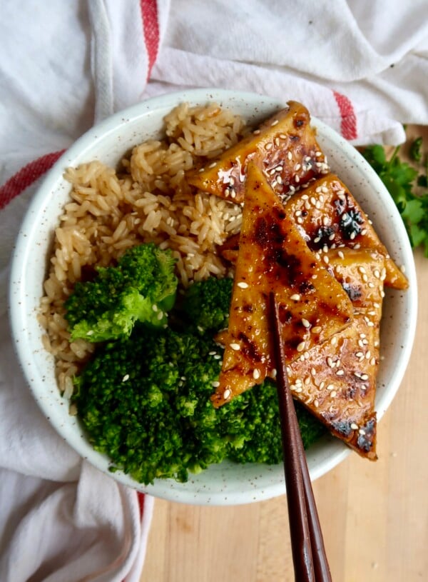 20-Minute Stovetop Maple Glazed Tofu