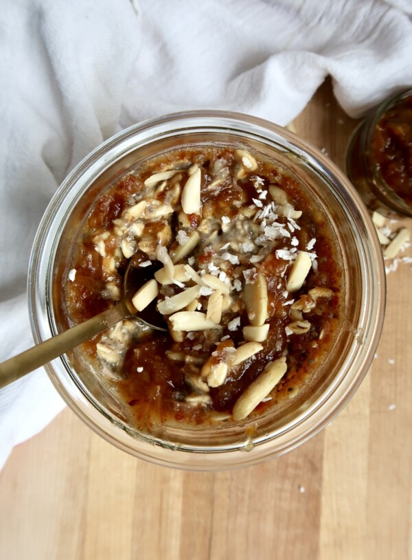 Salted Caramel Dairy-Free Overnight Oats
