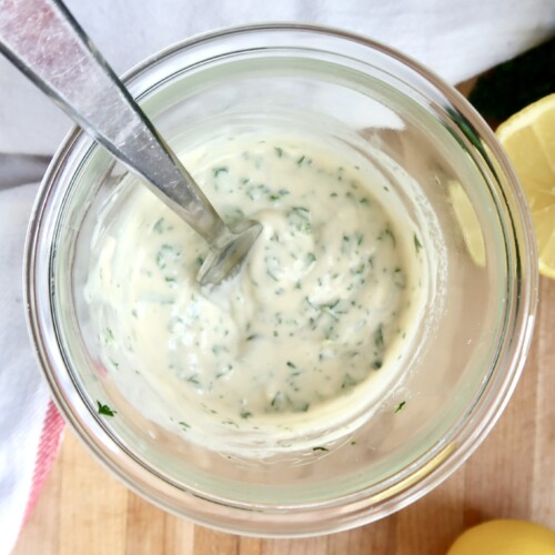 creamy basil dressing sweet green Creamy Basil Dressing