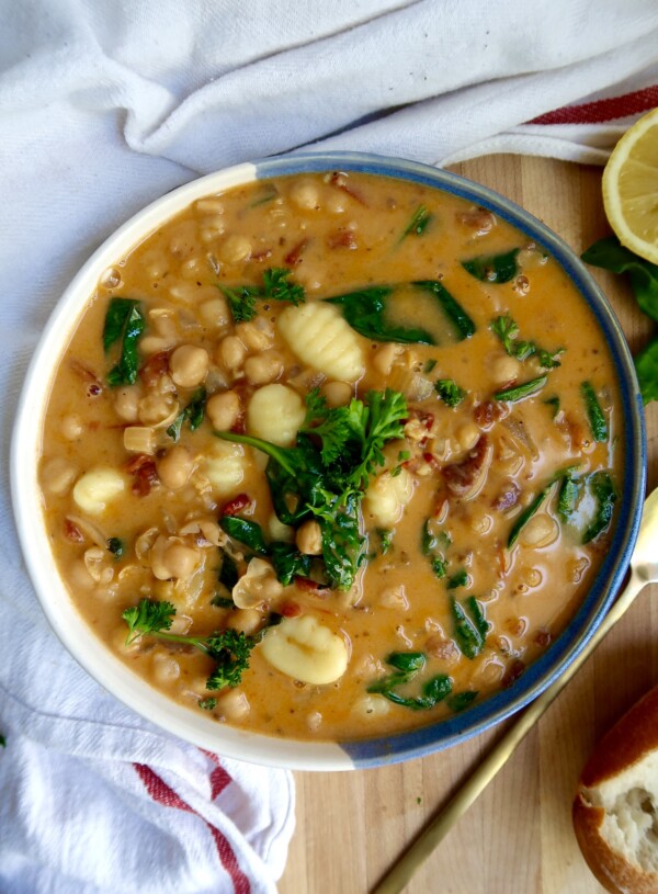 25-Minute Vegan Creamy Marry Me Gnocchi Soup